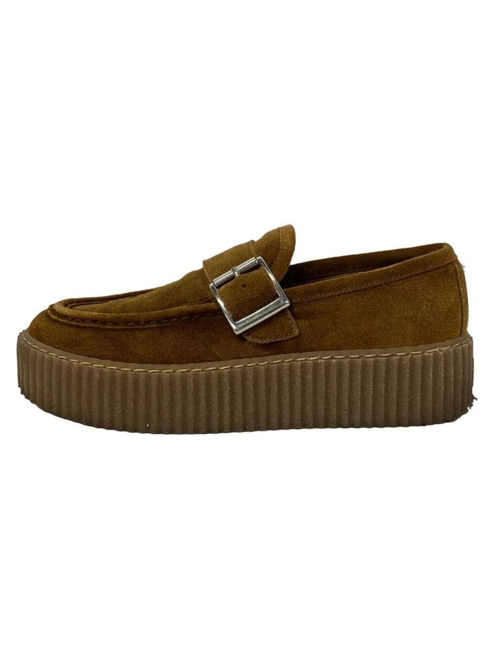 Max Mara Weekend Loafers Brown Thick Sole 35